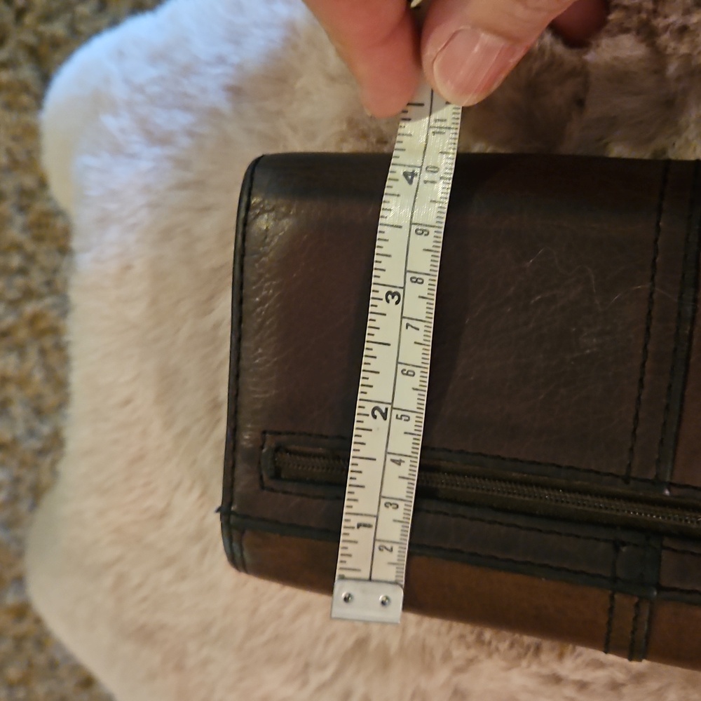 Vintage Fossil Brown Leather Wallet - Picture 6 of 6